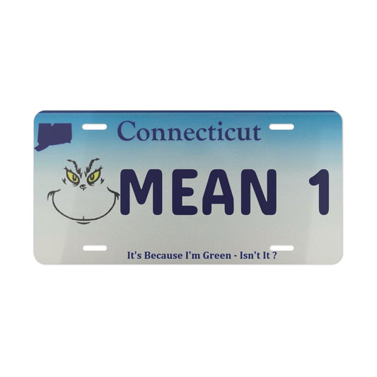 Mean One Vanity Connecticut License Plate
