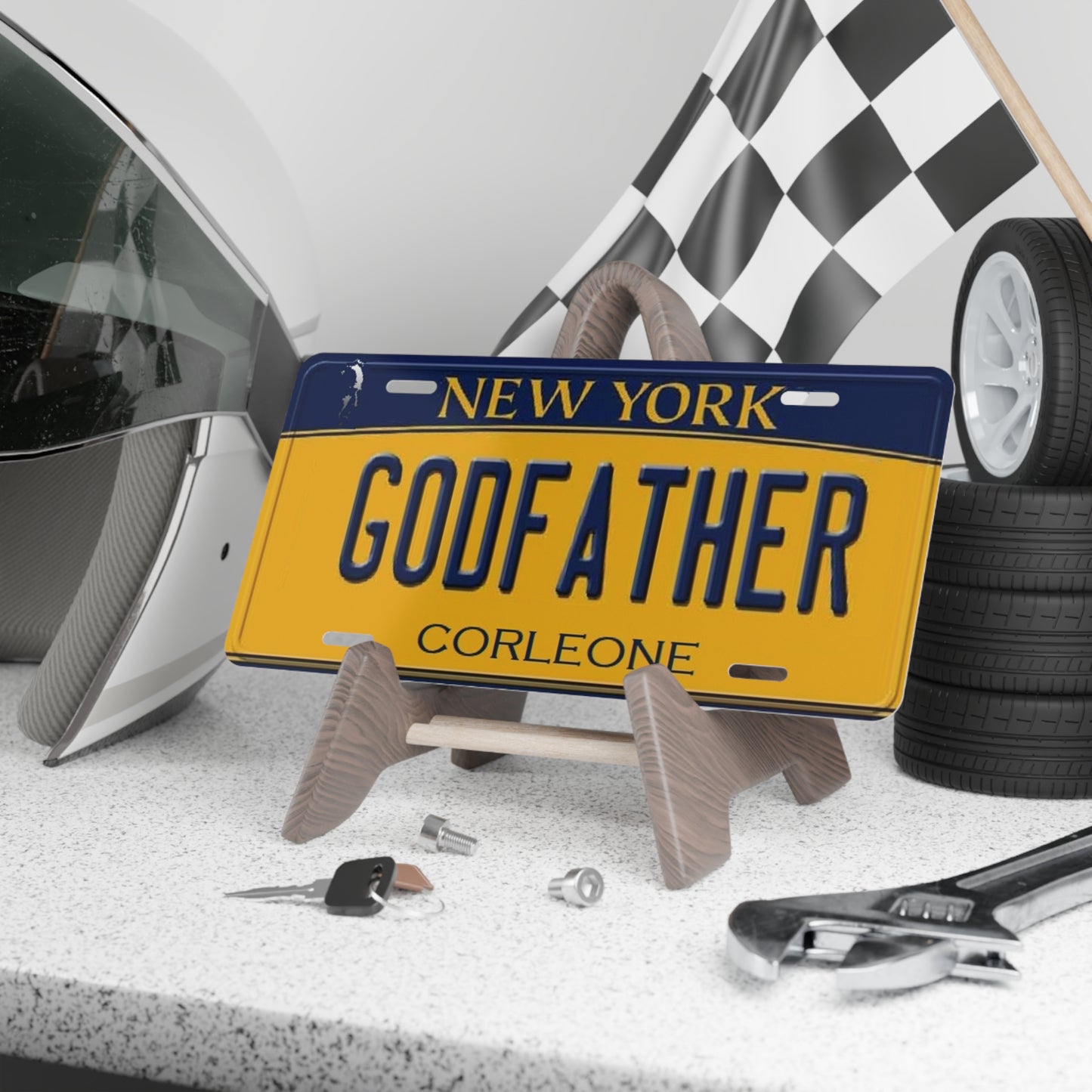 Godfather Corleone Vanity License Plate