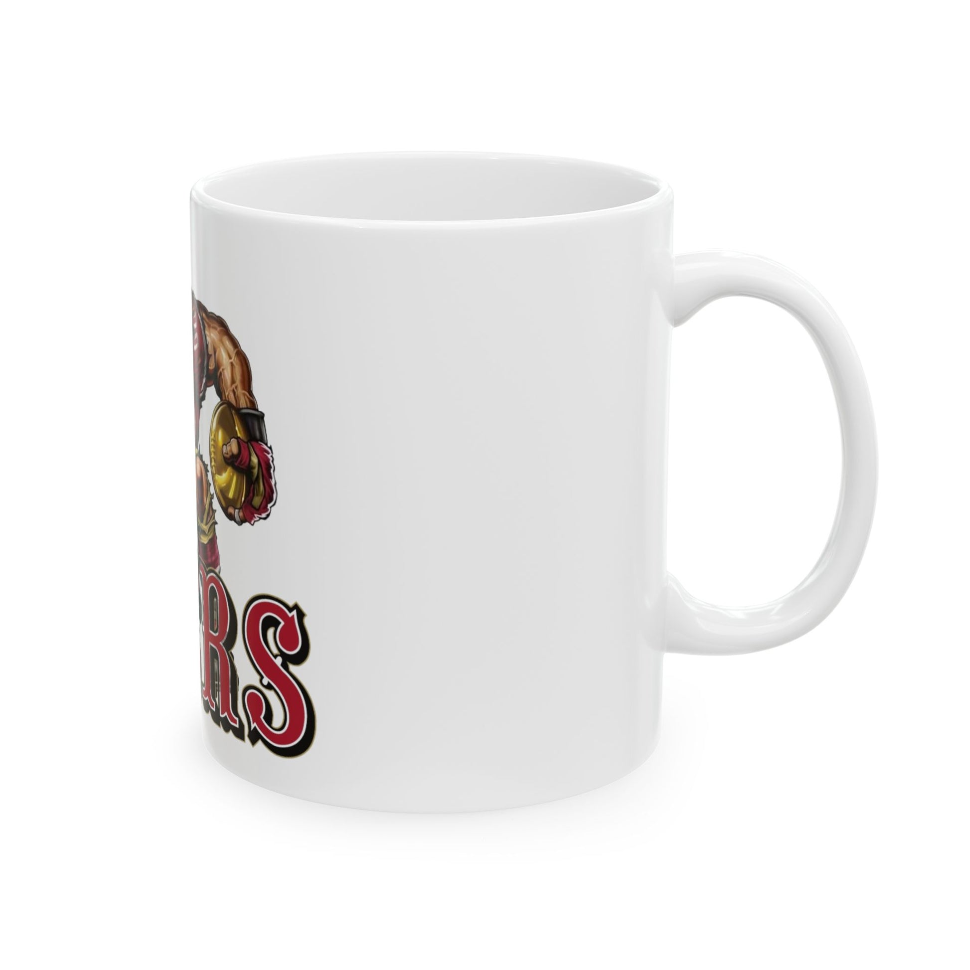 Side View Mug - 49ers Mascot Player Football Ceramic Mug