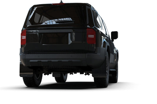 Rally Armor 22-26 Toyota Land Cruiser Black UR Mud Flap Metallic Black Logo