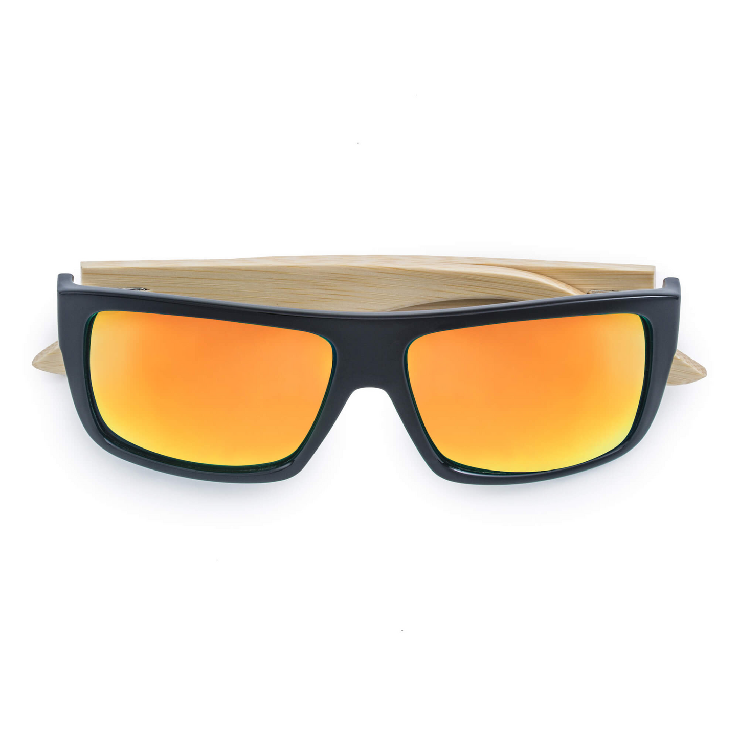 Sport Bamboo Sunglasses with Yellow Lens
