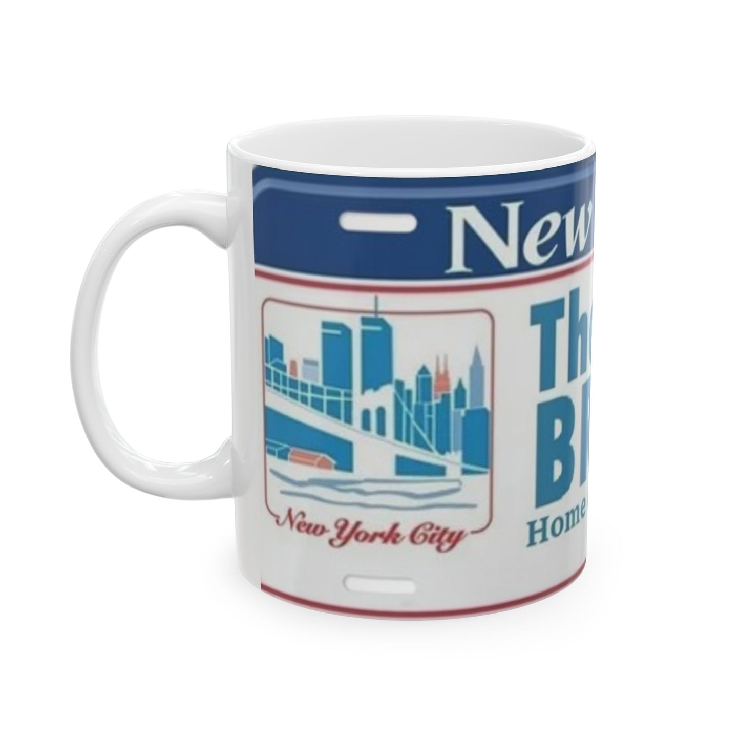 Right Angle View Bronx Home Of The Yankees Ceramic Mug