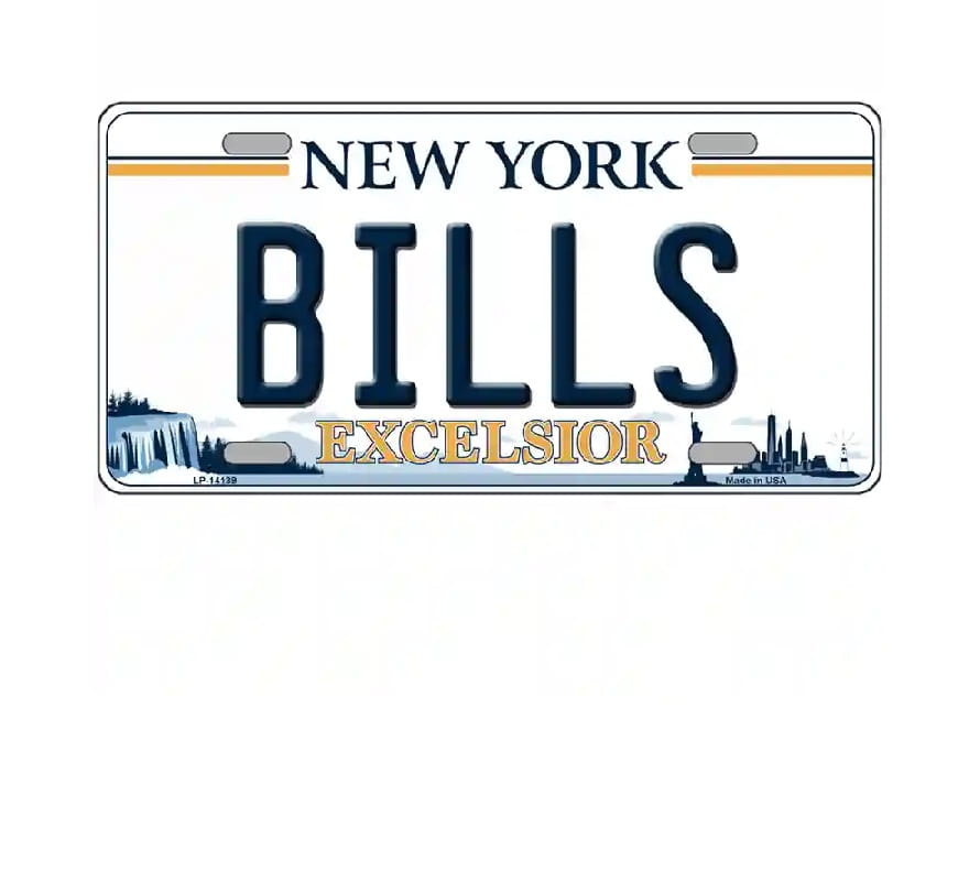 BILLS NY Excelsior License Plate
