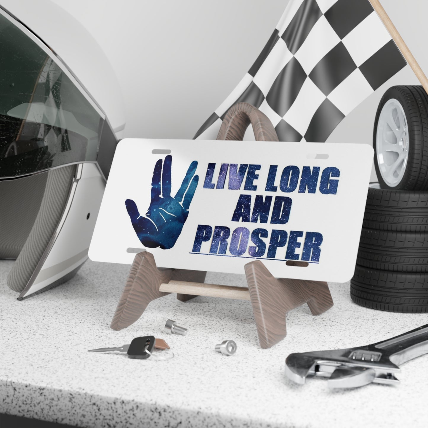 Live Long and Prosper Vanity License Plate