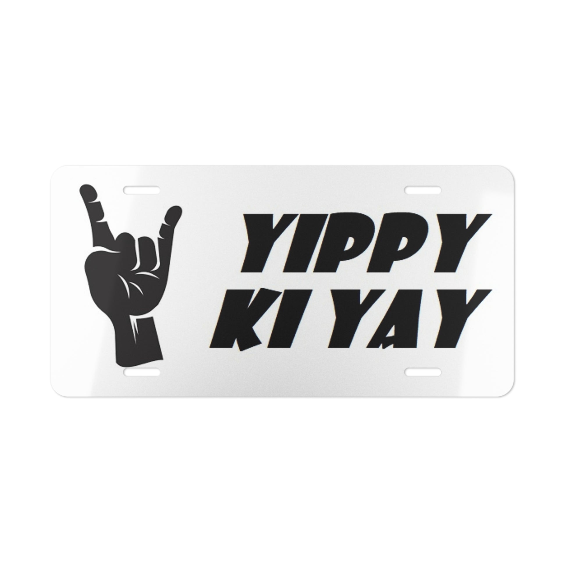 Yippy Ki Yay Vanity License Plate