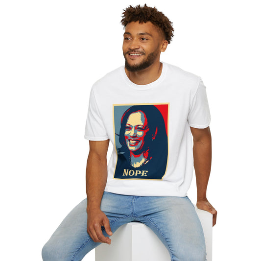 Kamala Harris NOPE Unisex Softstyle T-Shirt