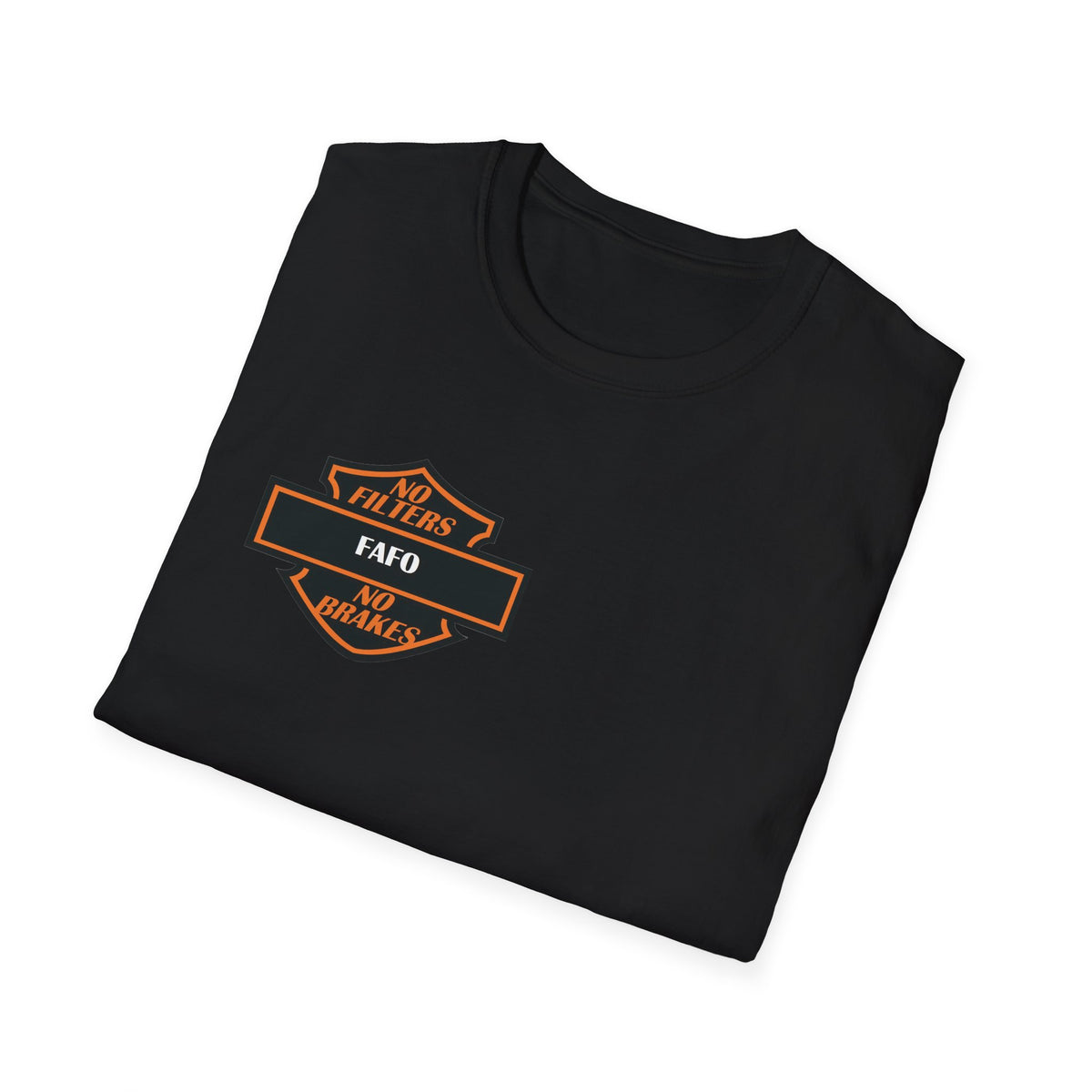 Faded Harley-Inspired Motorcycle T-Shirt FAFO