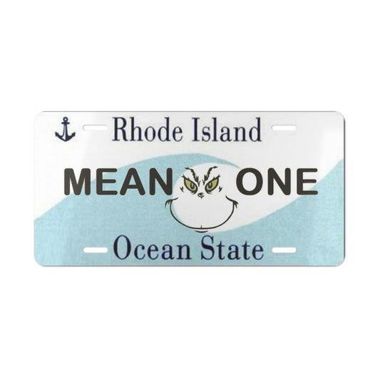 Rhode Island Mean One Vanity License Plate