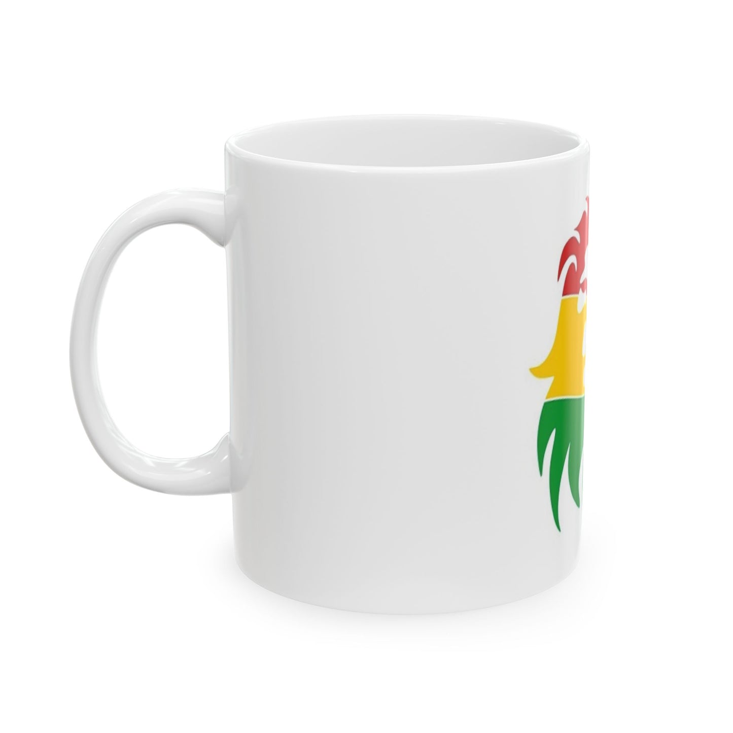 Rasta Lion Head 11 Oz. Ceramic Mug