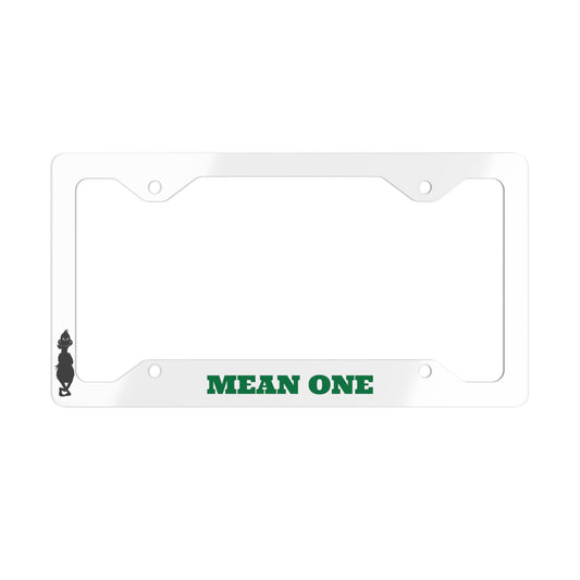 Mean One Metal License Plate Frame