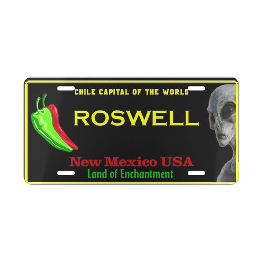 Roswell, New Mexico Alien Vanity License Plate
