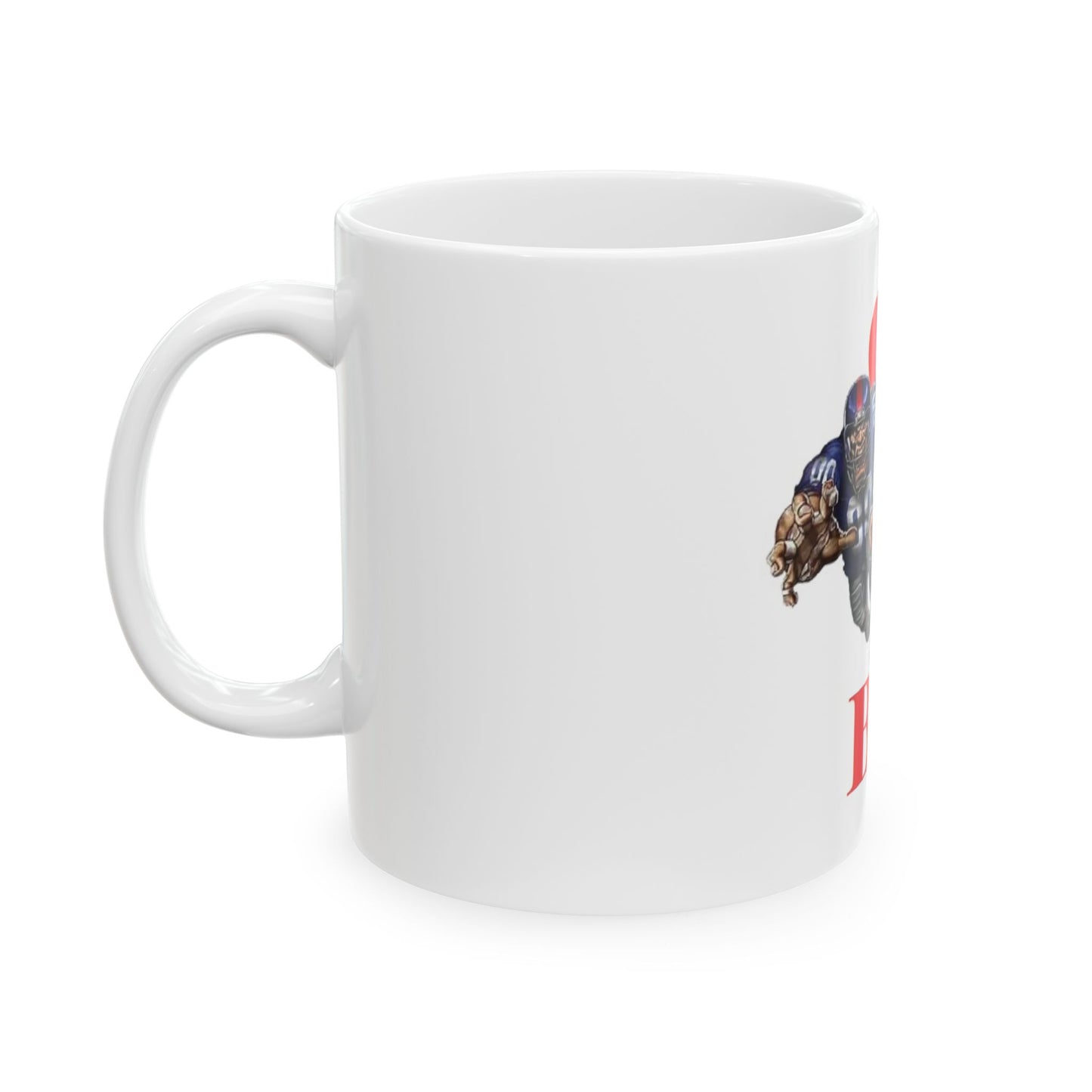 Right Side View Go Bills 11 Oz. Ceramic Mug,