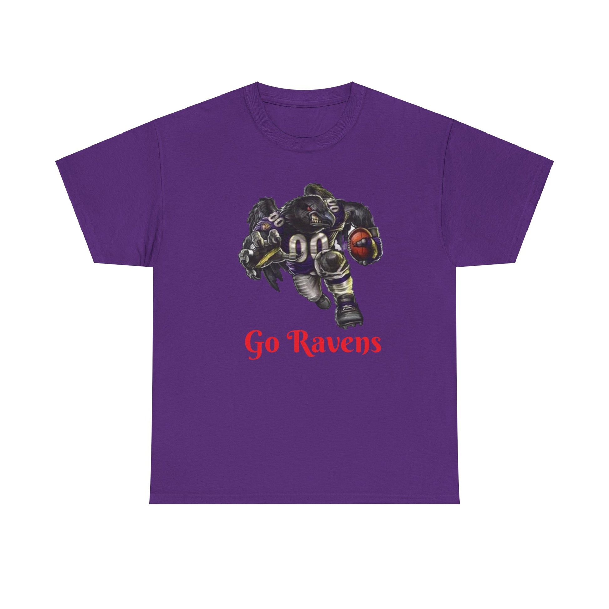 Purple Go Ravens Fans Tee Shirt