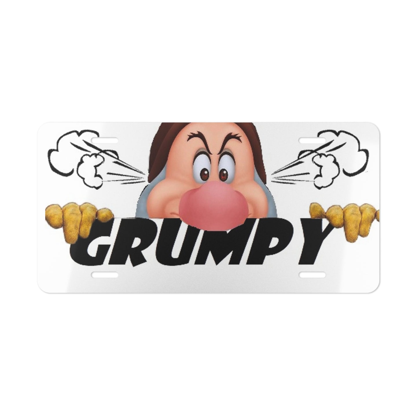 Grumpy Vanity License Plate