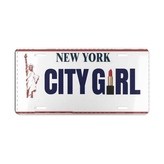 City Girl Vanity License Plate