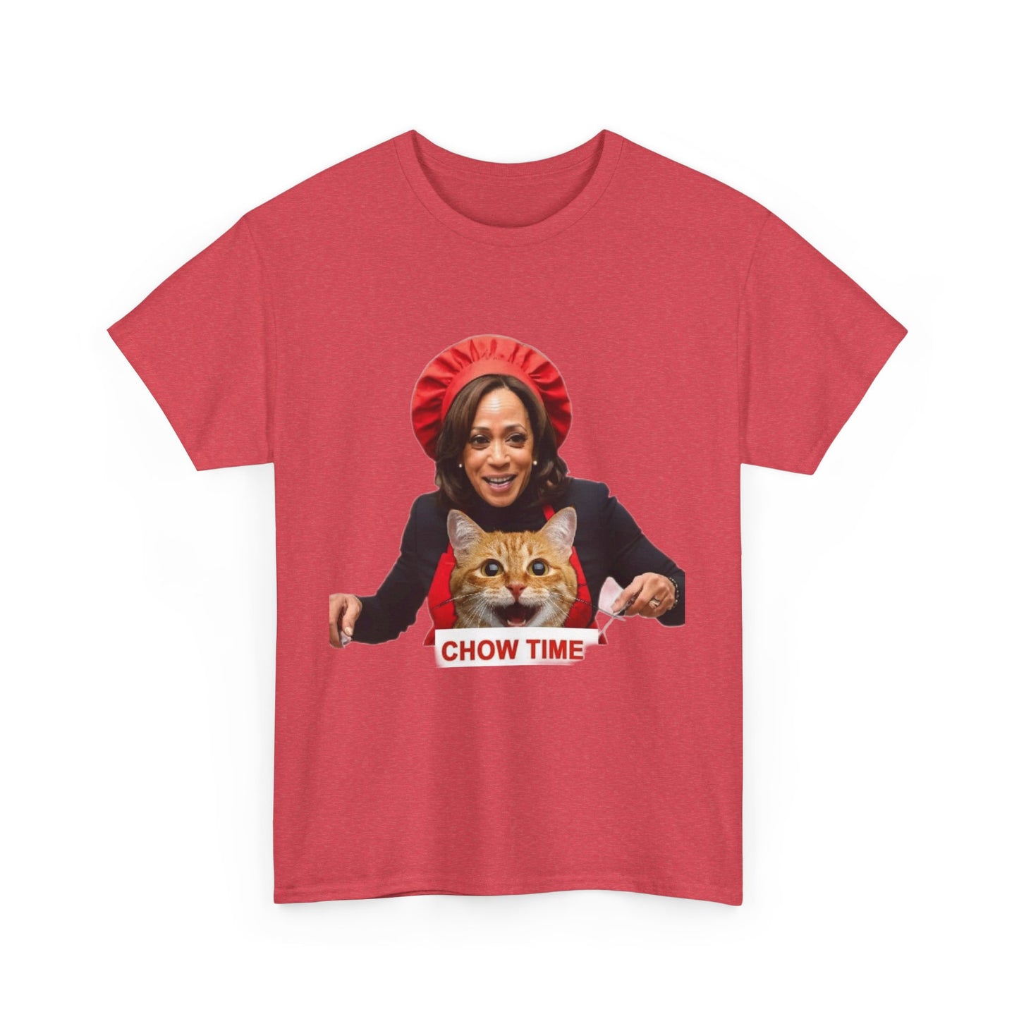 Kamala Harris Chow Time Unisex Heavy Cotton Tee