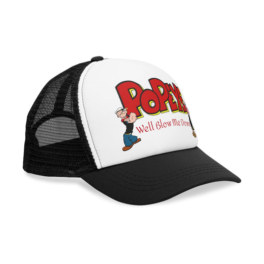 Side View Popeye 'Well Blow Me Down' Mesh Cap