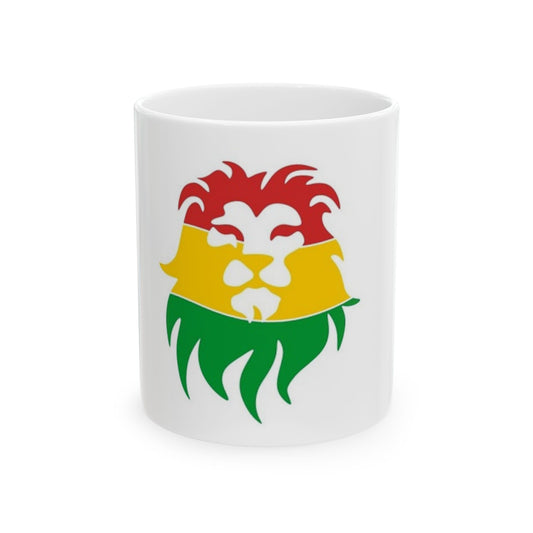 Rasta Lion Head 11 Oz. Ceramic Mug