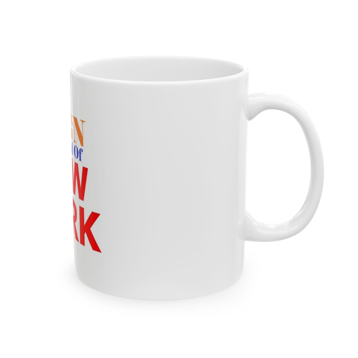 Left Angle View Brooklyn The Soul Of New York Ceramic Mug