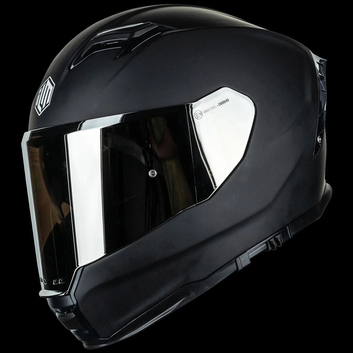 ILM Full Face Motorcycle Helmet Lightweight Fiberglass DOT ECE Model MF522P
