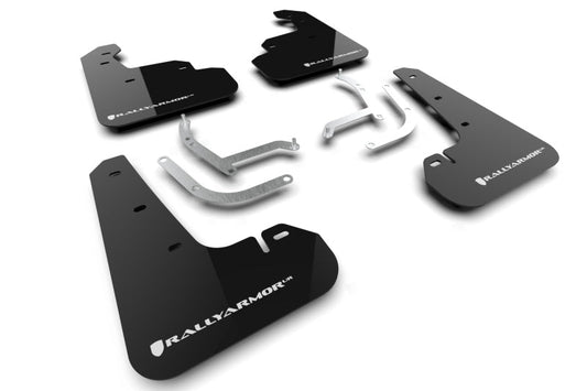 Rally Armor 24-25 Subaru Impreza Black UR Mud Flap w/ White Logo