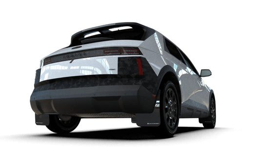 Rally Armor 2025 Hyundai Ioniq 5 XRT Black Mud Flap Silver Battery Logo