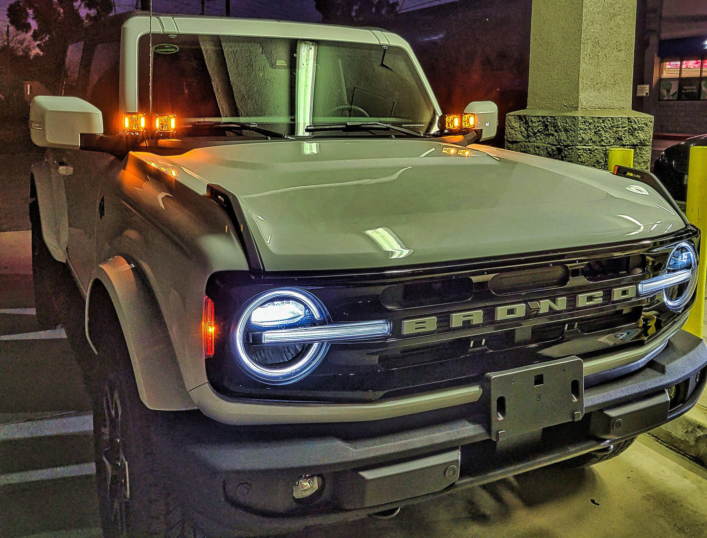 2021+ Ford Bronco Hood Mount/Ditch Lights/Pillars