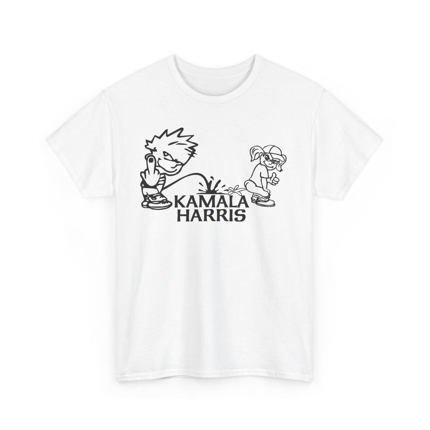 Piss On Kamala Harris Unisex Heavy Cotton Tee