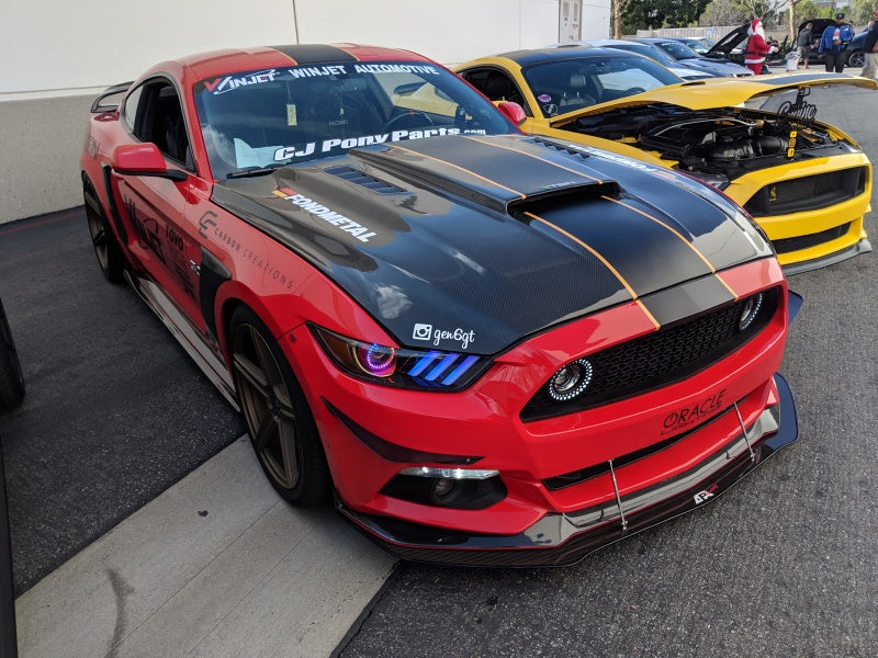 Oracle 15-17 Ford Mustang V6/GT/Shelby Dynamic DRL  w/ Halo Kit - ColorSHIFT - Dynamic