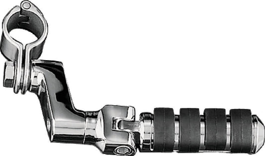 Kuryakyn Small ISO Offset Highway Pegs With 1-1/4inch Clamp Chrome (Pair)
