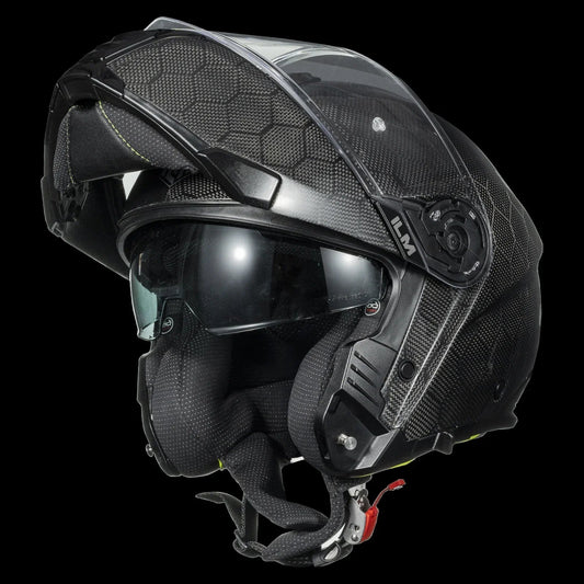 ILM Carbon Fiber Motorcycle Modular Helmets DOT ECE Model MF529F