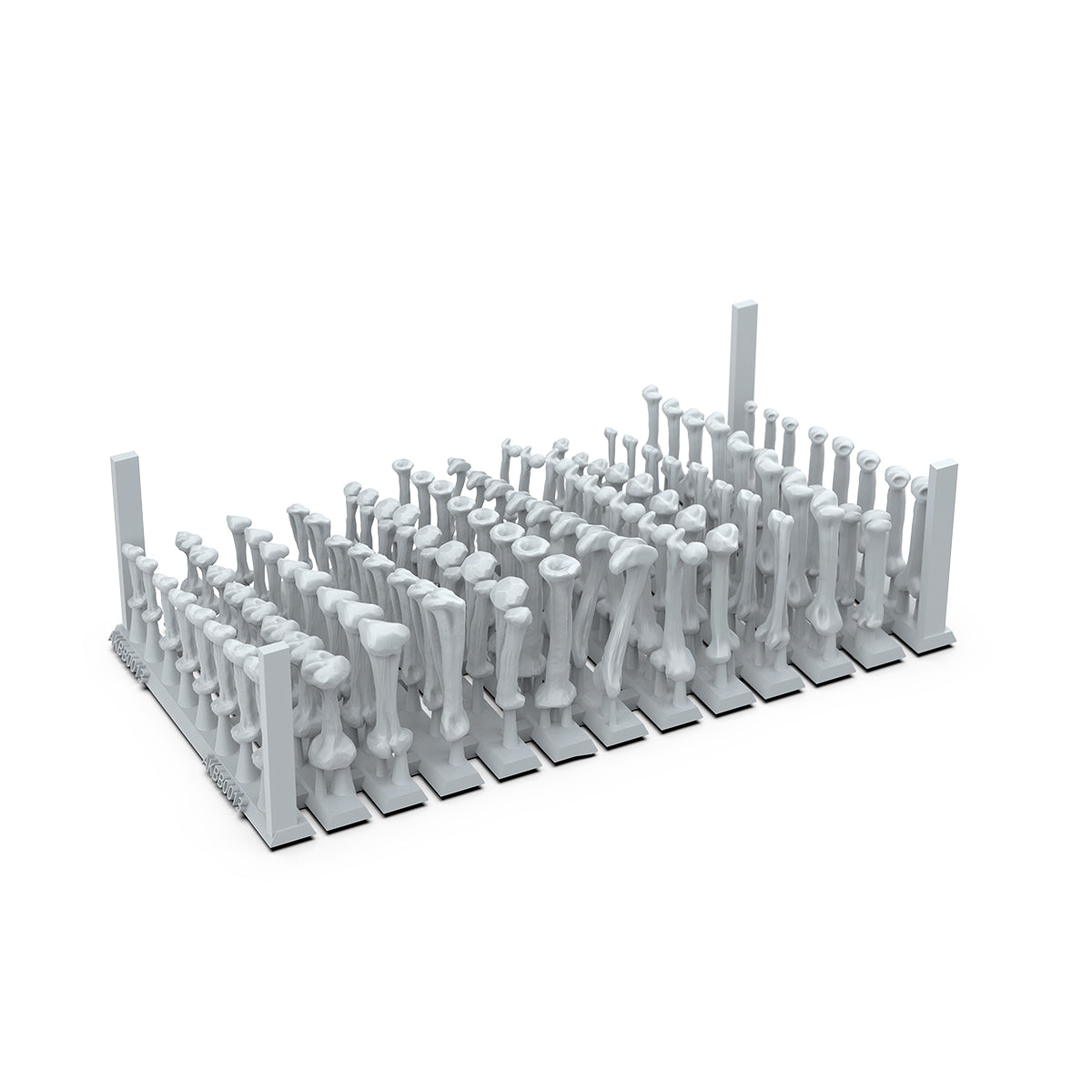AK Interactive Basing Bits: Human Bones (120 Pieces)