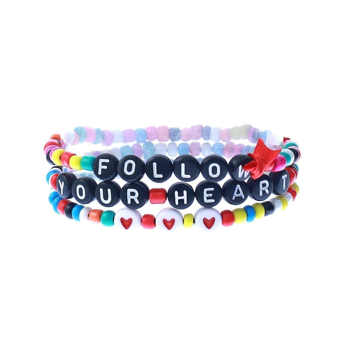 Follow Your Heart Bead Bracelets