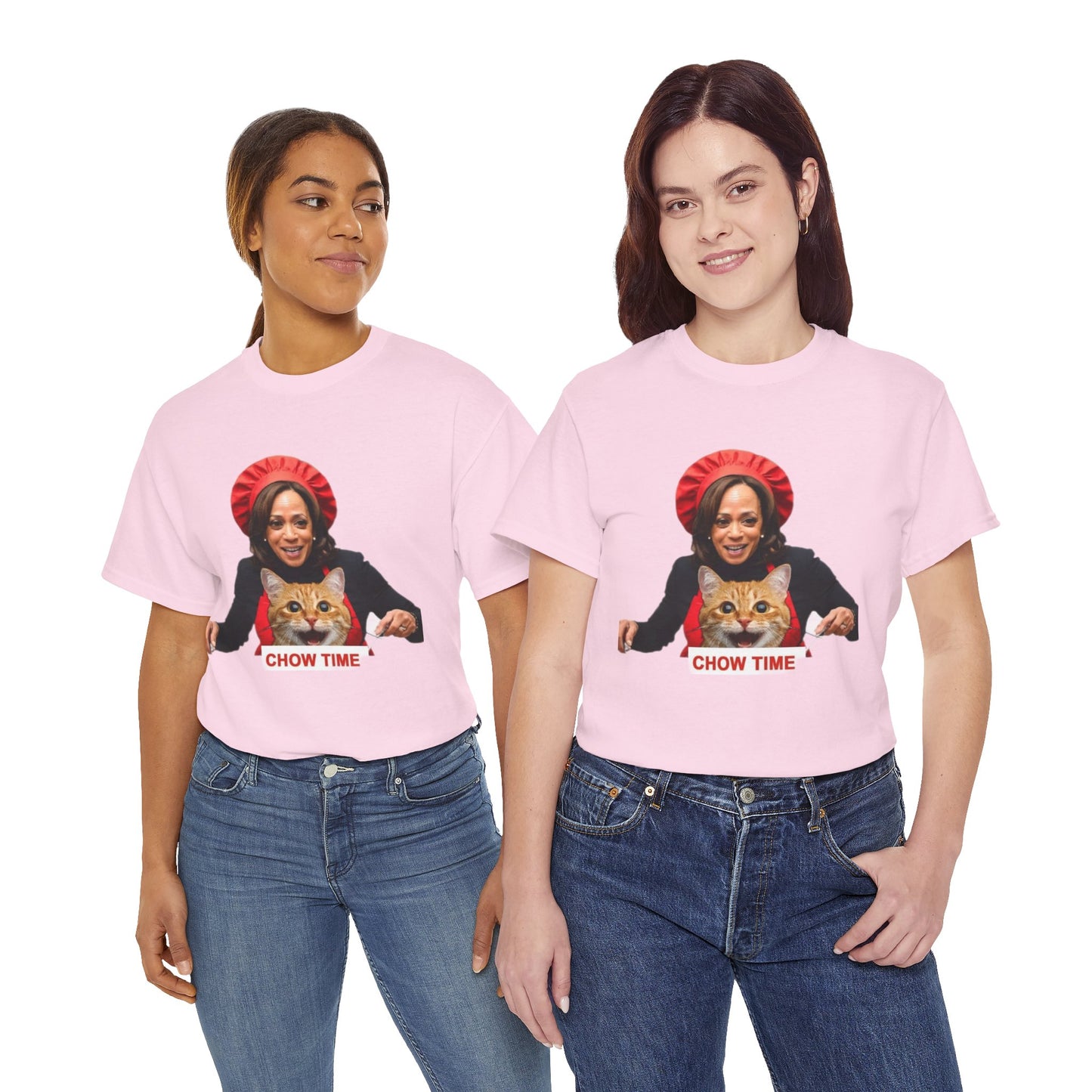 Kamala Harris Chow Time Unisex Heavy Cotton Tee