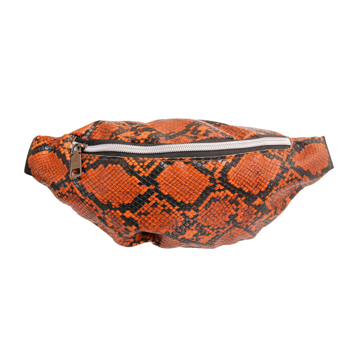 Brown Snake Skin Fanny Pack