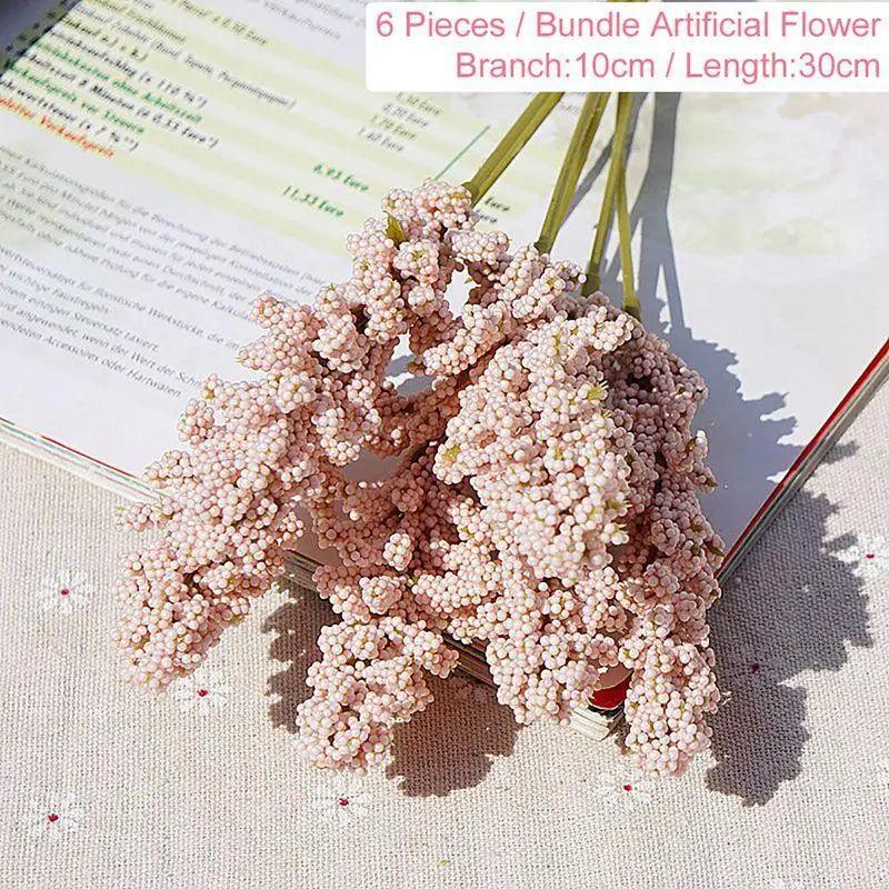 30cm Artificial Silk Peony Flowers Bouquet for Home Decoration -  Faux Christmas Flowers & Wedding Flowers