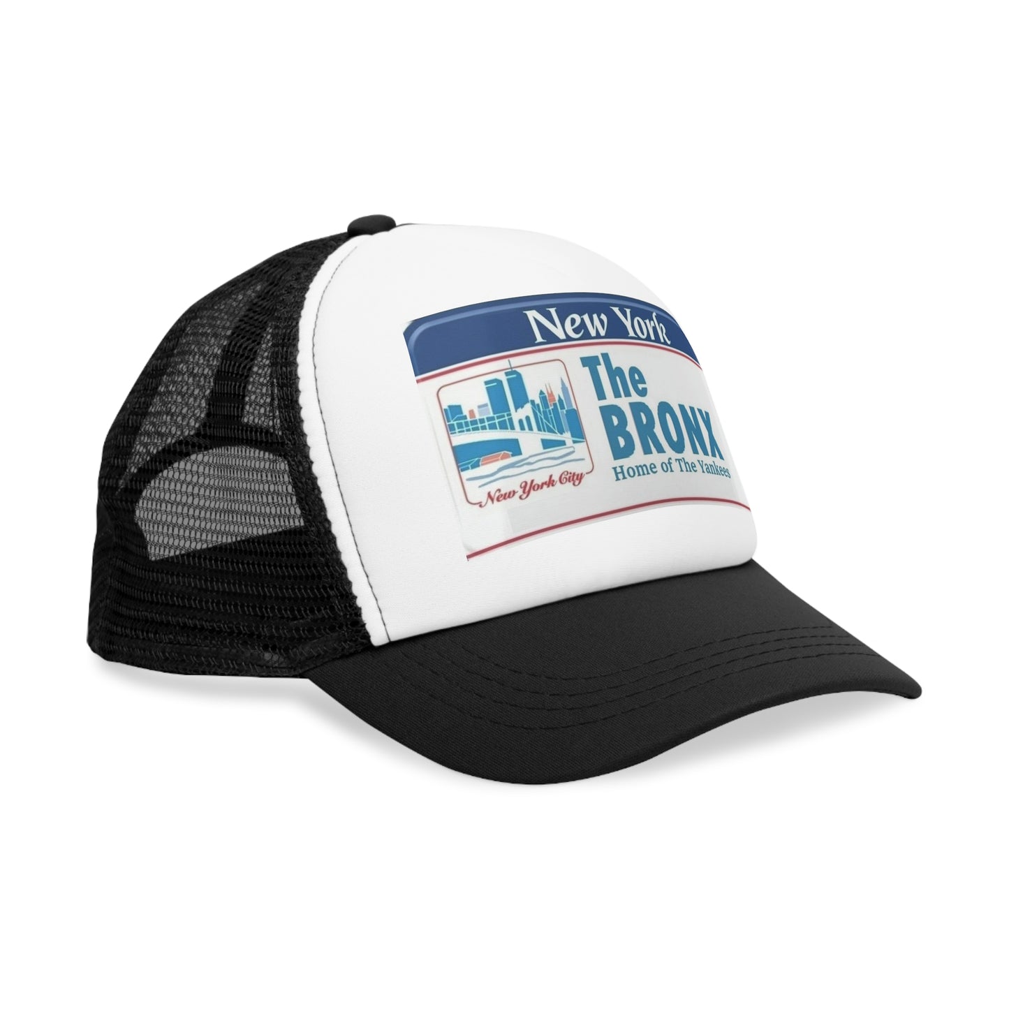 Side View Bronx New York Home Of The Yankees Mesh Cap