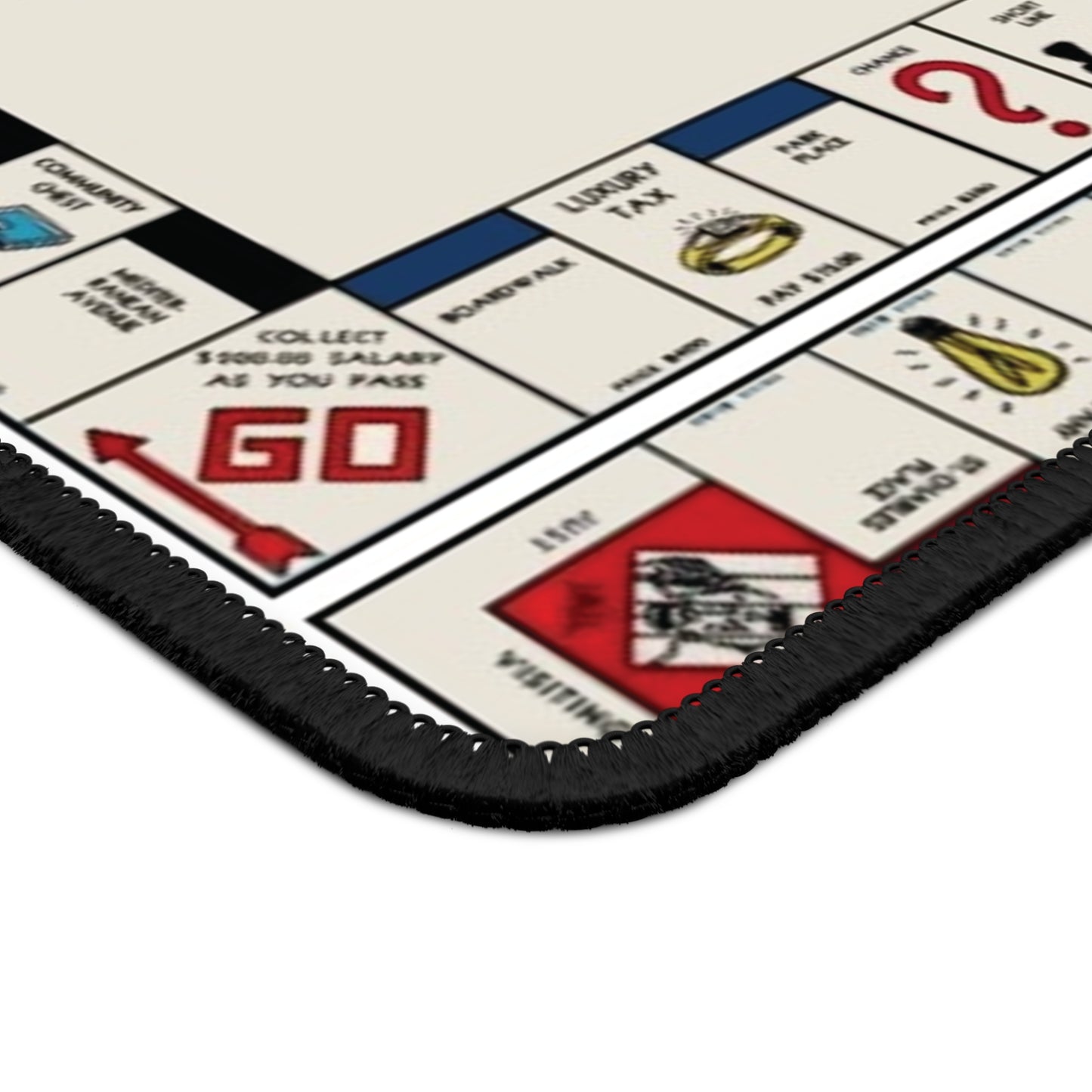 Monopoly Board Icon Gaming Mouse Pad | Classic Mr. Monopoly Design