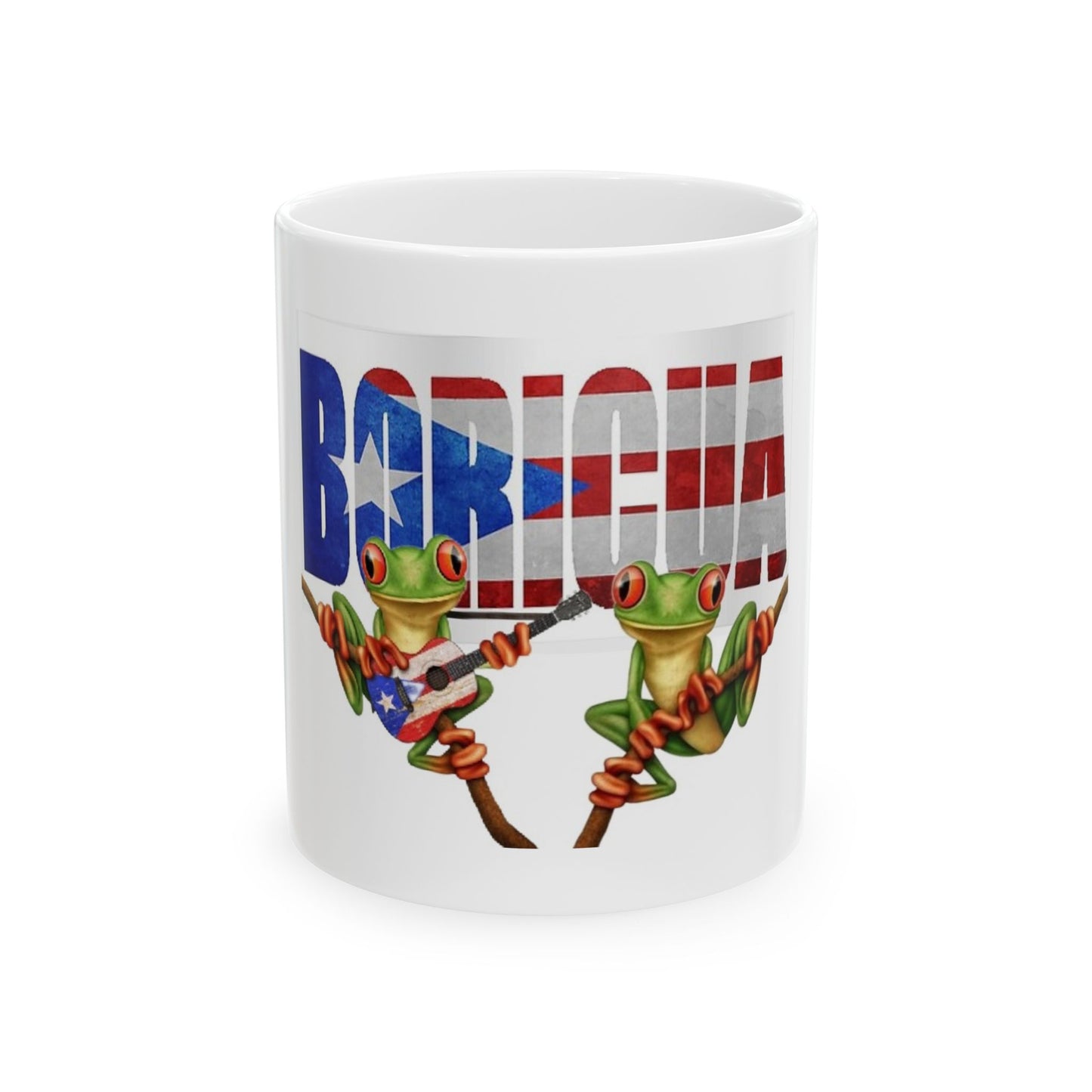 Boricua Coquito Frog 11 Oz. Ceramic Mug