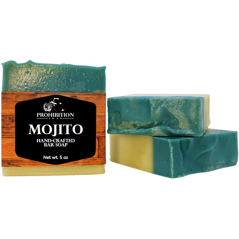 3 bars Mojito Handcrafted Soap