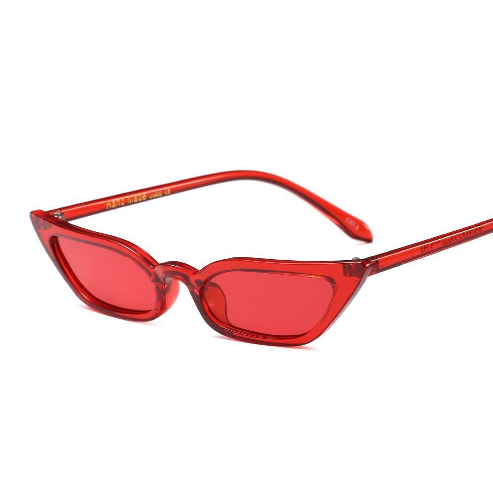 New Women Cateye Vintage Small Sunglasses Brand Designer Retro  Female Lady Eyeglass Cat Eye In Vintage Old Style