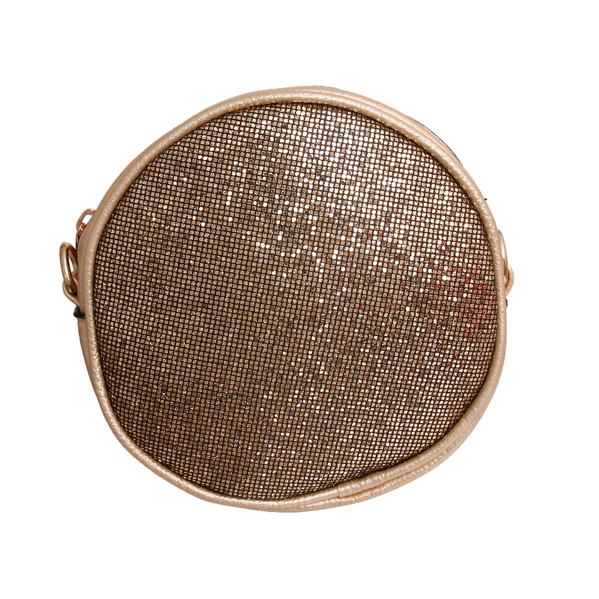 Gold Glitter Circle Crossbody Fanny