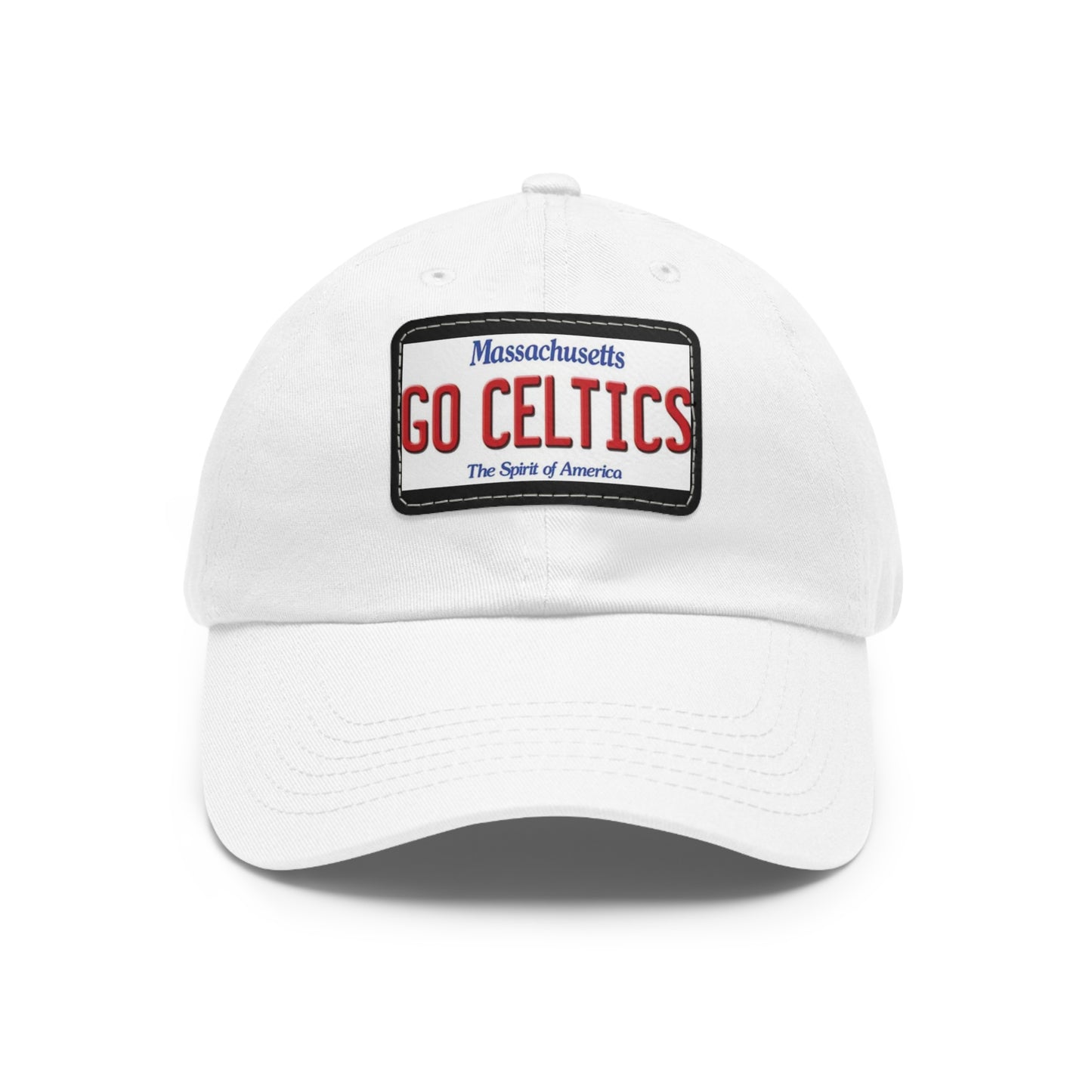 Go Celtics Ball Cap Hat with Leather Patch