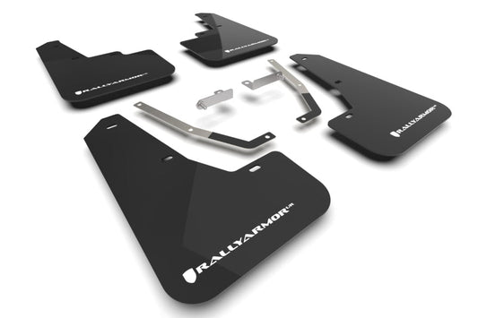 Rally Armor 24-26 Subaru Crosstrek Black UR Mud Flap White Logo