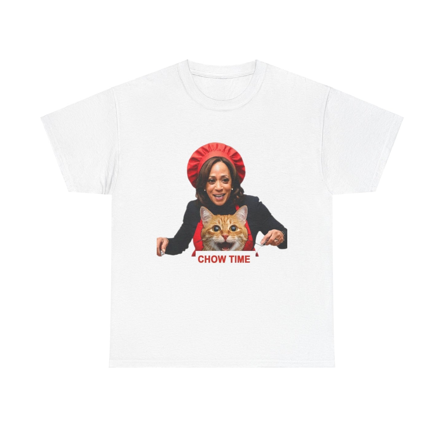 Kamala Harris Chow Time Unisex Heavy Cotton Tee