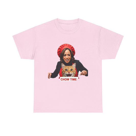 Kamala Harris Chow Time Unisex Heavy Cotton Tee