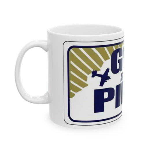 Right Side God Is My Pilot 11 oz. Ceramic Mug