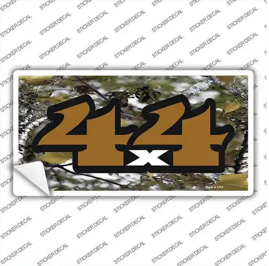 4x4 Camouflage Novelty Sticker Decal