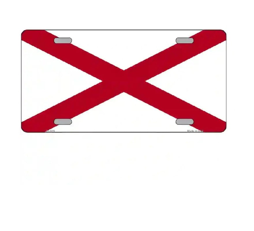 Alabama Flag license plate