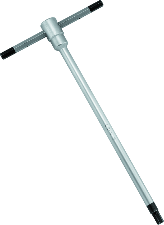 T-shaped  allen wrench on a white background